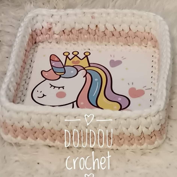 Unicorn handmade basket - Picture 1 of 2